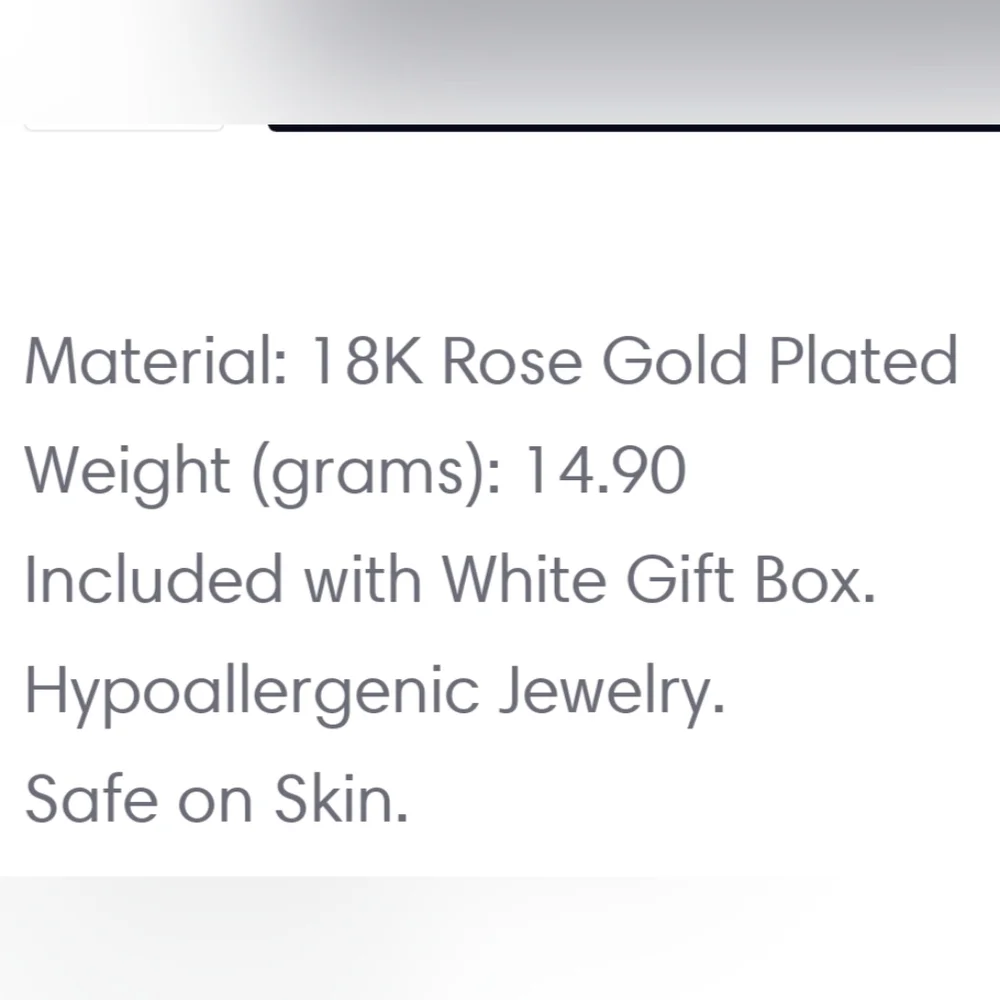 Rose Gold Bracelet +FREE Earrings